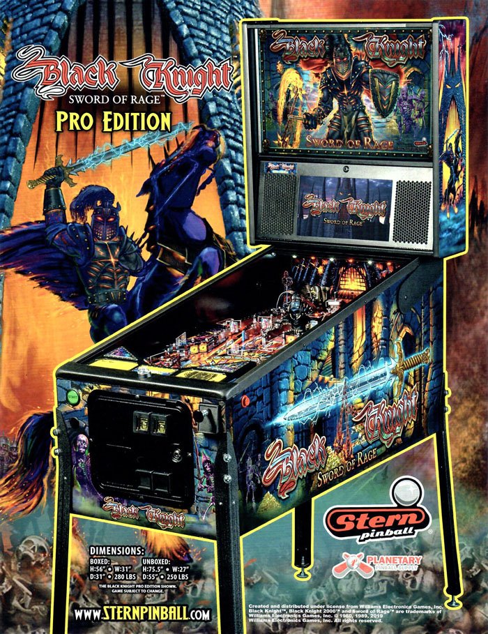 Black Knight Sword of Rage Pro Flyer